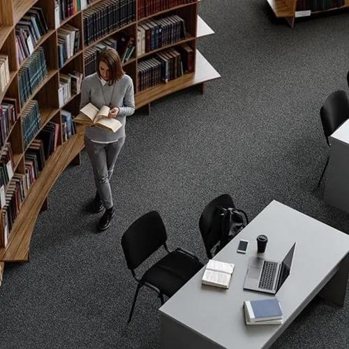 Ковровая плитка Forbo Tessera Basis Pro 4357 Mid Grey